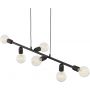 Lampa wisząca 6x15 W czarna 5721 TK Lighting Porto zdj.3