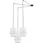 Lampa wisząca 3x15 W biała 5975 TK Lighting Calisto zdj.1