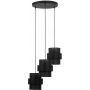 Lampa wisząca 3x15 W czarna 5981 TK Lighting Calisto zdj.1