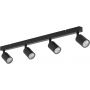 Lampa podsufitowa 4x10 W czarna 6177 TK Lighting Top zdj.1