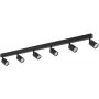 Lampa podsufitowa 6x10 W czarna 6178 TK Lighting Top zdj.1