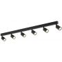 Lampa podsufitowa 6x10 W czarna 6178 TK Lighting Top zdj.3