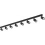 Lampa podsufitowa powyżej 6x10 W czarna 6179 TK Lighting Top zdj.1