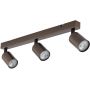 Lampa podsufitowa 3x10 W brązowa 6181 TK Lighting Top zdj.1