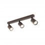 Lampa podsufitowa 3x10 W brązowa 6181 TK Lighting Top zdj.3