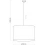 Lampa wisząca 6582 TK Lighting Juta zdj.2