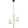 Lampa wisząca 3x6 W biała 6799 TK Lighting Estera Wood zdj.1