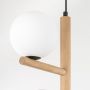 Lampa wisząca 3x6 W biała 6799 TK Lighting Estera Wood zdj.3