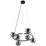 Lampa wisząca 6x6 W czarna 6843 TK Lighting Anabelle zdj.1