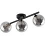 Lampa podsufitowa 3x8 W czarna 6855 TK Lighting Estera zdj.1