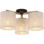 Lampa podsufitowa 3x15 W czarna 6865 TK Lighting Deva Nature zdj.3