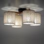 Lampa podsufitowa 4x15 W czarna 6866 TK Lighting Deva Nature zdj.5