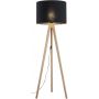 Lampa stojąca 1x15 W czarna-drewno 16008 TK Lighting Grand zdj.3