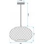 Lampa wisząca 1x60 W drewno OSW01410 TooLight Boho zdj.2