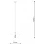 Lampa wisząca 1x60 W czarna TH144 Thoro Lighting Sirkel zdj.2