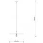 Lampa wisząca 1x60 W czarna TH145 Thoro Lighting Sirkel zdj.2