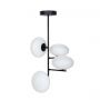 Lampa wisząca 4x8 W biała-czarna 1200 Zuma Line Omi zdj.1