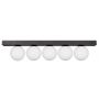 Lampa podsufitowa 5x8 W biała-czarna 1202 Zuma Line Sphere zdj.1