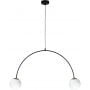 Lampa wisząca 2x10 W czarna 1222 Zuma Line Bow zdj.1
