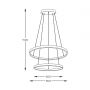 Lampa wisząca 1x60 W czarna 2023200BK Zuma Line Breno zdj.2