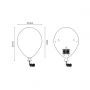 Kinkiet x2.25 W niebieski 84454BE Zuma Line Balloon zdj.2