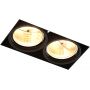 Lampa do zabudowy 2x15 W czarna 94364BK Zuma Line Oneon zdj.1