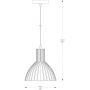 Lampa wisząca 1x40 W złota A8082GLD Zuma Line Dolia zdj.2