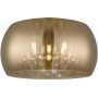 Lampa podsufitowa złota C007605LF4HF Zuma Line Crystal zdj.1