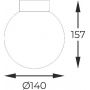 Lampa podsufitowa 1x4 W biała-złota C057401DF7AA Zuma Line Arcturus zdj.2