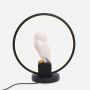 Lampka nocna 1x4 W biała-czarna-złota EX04F332U1 Zuma Line Sowa zdj.3