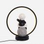 Lampka nocna 1x4 W biała-czarna-złota EX15S020U1 Zuma Line Astronauta zdj.4