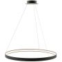 Lampa wisząca 1x50 W czarna LA07211BK Zuma Line Circle zdj.1