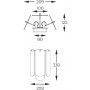 Kinkiet 2x40 W czarny-przydymiony MB35232EBCN Zuma Line Nira zdj.2