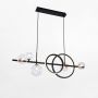 Lampa wisząca 6x15 W czarna-złota MD24487B3BGD Zuma Line Taremi zdj.1