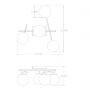 Lampa podsufitowa 4x40 W biała-nikiel MS223141SN Zuma Line Nebula zdj.2
