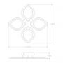 Lampa podsufitowa 1x30 W biała-czarna MS236040RBK Zuma Line Illumia zdj.2
