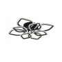 Lampa podsufitowa 1x75 W biała-czarna MS236180RBK Zuma Line Illumia zdj.1