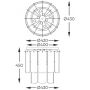 Lampa podsufitowa powyżej 6x40 W czarna-przydymiona MX35238MEBCN Zuma Line Nira zdj.2