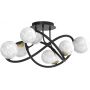 Lampa podsufitowa powyżej 6x3.5 W czarna-złota MX49228EBGN Zuma Line Nisyro zdj.1