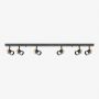Lampa podsufitowa 6x50 W czarna-złota OB2204BD6BK Zuma Line Fori zdj.1