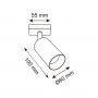Lampa podsufitowa 1x50 W złota OB2211BD1GLD Zuma Line Ren zdj.2