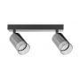 Lampa podsufitowa 2x50 W czarna-szara OB2211BD2BK Zuma Line Ren zdj.1