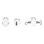Lampa do zabudowy 1x50 W czarna OB2211CL01BL Zuma Line Finn zdj.2