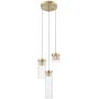 Lampa wisząca 3x28 W chrom P038903D0FD2 Zuma Line Gem zdj.1