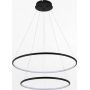 Lampa wisząca 2x40 W czarna PL201004B2BK Zuma Line Marseille zdj.1