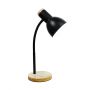 Lampa biurkowa 1x40 W czarna-drewno SMW02BL Zuma Line SM zdj.1