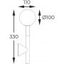 Kinkiet 1x4 W biały-złoty W057401BF7AA Zuma Line Arcturus zdj.2