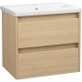 Umywalka z szafką 61 cm dąb AMOTI602MW Astor Aria zdj.1