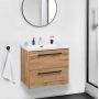 Umywalka z szafką 60 cm dąb AMZTE0042N Astor Mona zdj.8