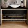 Konsola podumywalkowa 100x40x75 cm czarna 5904107906379 Baltica Design Trine zdj.3